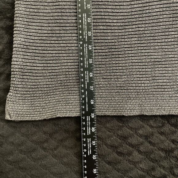 Carbon 2 Cobalt Sweater Crewneck Mens Rib Knit Gray Pullover Heavy M - Picture 5 of 7